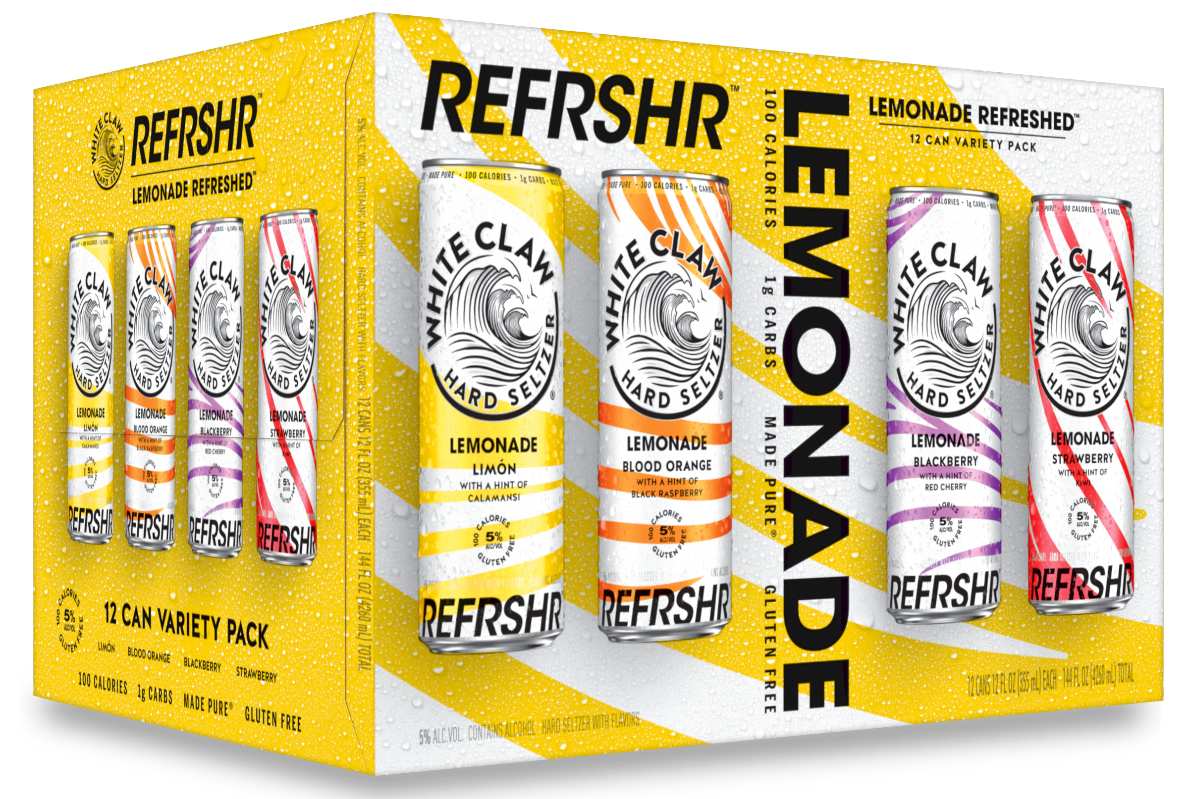 White Claw® REFRSHR™ Lemonade Variety Pack | White Claw® Hard Seltzer